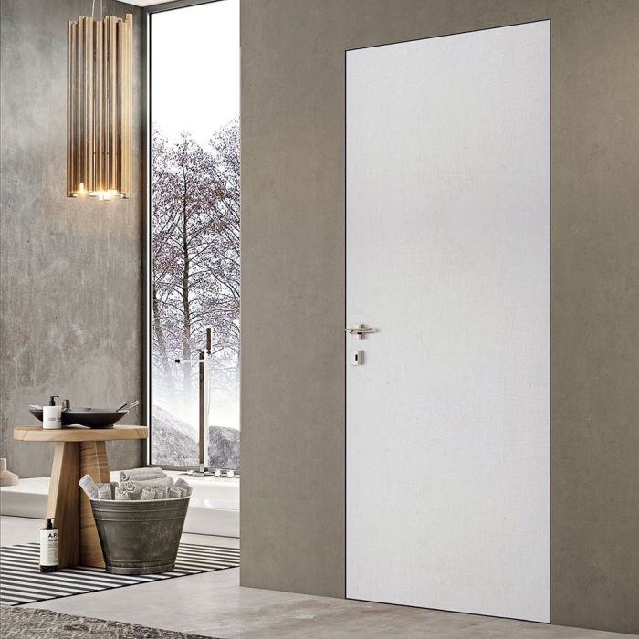 MIMETICA porta grezza rasomuro