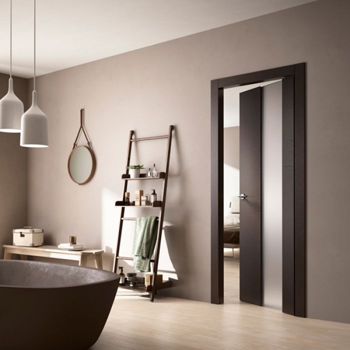 Porta Ferrero Legno Equa Vetro